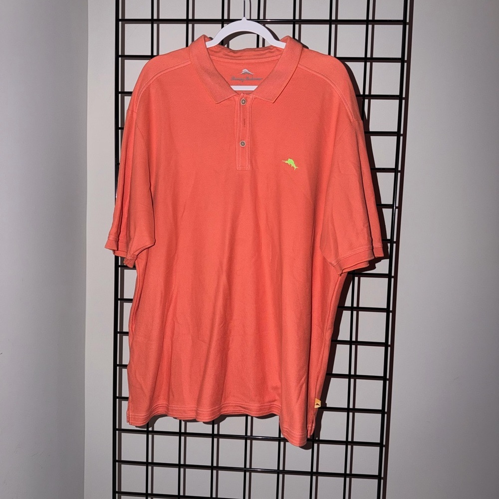 Tommy Bahama Vibrant Coral Polo Shirt